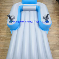 Chaise longue gonflable en PVC personnalisée pour adultes avec booster électrique