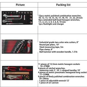 Strumenti di migliore qualità 51 pz per l'allineamento delle ruote set di strumenti professionali per <span class=keywords><strong>smontagomme</strong></span> da garage - Product Image 2