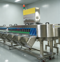 Ligne de lavage, décorticage et séchage de fraises séchées en acier inoxydable 304 de petite capacité pour atelier de transformation de snacks de baies séchées