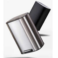 Ventes d'usine salle de bain cuisine 12L pédale poubelle en acier inoxydable rectangle poubelle