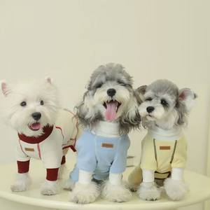 Vêtements pour chiots toutes saisons, style décontracté, chauds, couvrant le ventre, en Dacron, pour Schnauzer et Bichon Frisé - Product Image 4