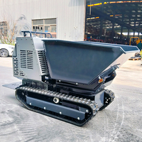 Mini-dumper de 1200 kg, fourni par l'usine chinoise, mini-dumper sur chenilles