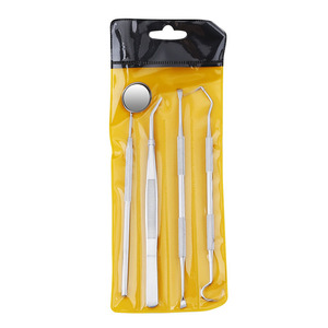 Juego de Herramientas de Examen Dental, Espejo Bucal, Sonda, Pinzas, Instrumentos de Diagnóstico de Acero Inoxidable - Product Image 2