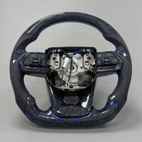 Volant en fibre de carbone forgé pour Toyota Land Cruiser LC200 LC300 LC79 LC70 LC76 FJ70 FJ79 FJ200 Prado Hilux N70 N80