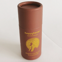 Boîte de papier tube artisanal de stratification mate exquise boîte de couvercle cadeau boîte cylindrique en relief
