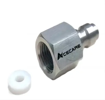 Acecare Fitting Push Fit Fitting Quick Connector Stainless steel male internal filament M10*1 1/8BSP Thread