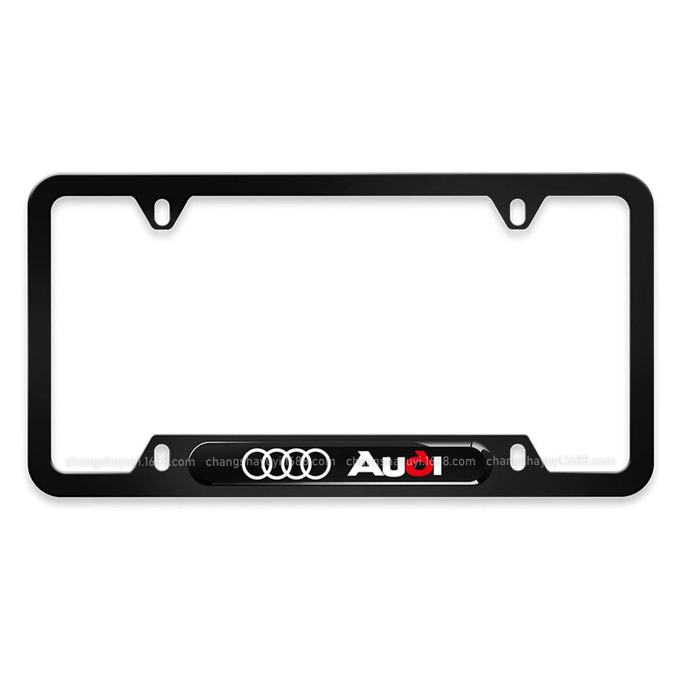 Высококачественная прямая продажа, индивидуальная рамка номерного знака, металлическая Рамка номерного знака, Универсальная рамка номерного знака в Америке для audi