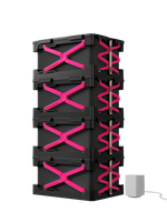 Cube de rangement pliable sous vide, boîte de tri de vêtements multi-usages pour l'organisation de la maison et de la garde-robe