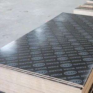 <span class=keywords><strong>Contrachapado</strong></span> de Madera de 18 mm y 3/4 de Pulgada con Unión Dentada, Recubierto con Película Marina, a <span class=keywords><strong>Precio</strong></span> Económico, para Construcción y Encofrado de Hormigón - Product Image 4