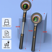 Escáner RFID UHF Inalámbrico Portátil 2.4G USB de 9000 Lecturas, 134.2khz/125khz FDX-B 902~928Mhz, Lector para Etiquetas de Oreja de Animales