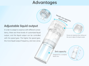 Stylo Derma Portable <span class=keywords><strong>Dr</strong></span> <span class=keywords><strong>Pen</strong></span> H3 sans Fil pour Microneedling avec Cartouches MTS PMU, Aiguille Réglable 0,2,5 mm, Équipement de Beauté - Product Image 3