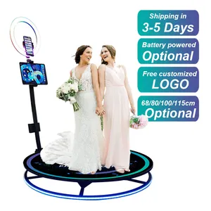 Romans Dropshipping 지능형 작업 360 도 슬로우 모션 회전 매직 360 사진 부스 Photobooth 카메라 360 photobooth