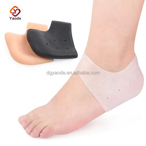 Factory Wholesale Anti-Cracked Heel Silicone Gel Insole Foot Care Shoe Insoles Protector Sock Gel Inpatch