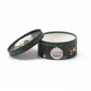 Tube d'emballage rond en carton biodégradable de qualité alimentaire pour chocolat, personnalisable en gros pour usine - Product Image 3