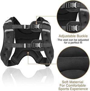 Chaleco de Entrenamiento con Peso Personalizado FSPG de 3 kg, 5 kg, 8 kg y 10 kg - Product Image 3