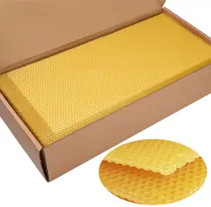 Günstiger Preis Farbige Bienen Wachs Kerzen blätter Bienenwachs blätter 40mm x 20mm