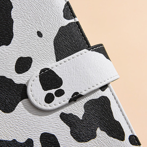 Agenda A6 in Pelle con Texture Leopardata, 6 Anelli, Organizer per Denaro, Planner con Fogli Staccabili e Buste Portacontanti - Product Image 5