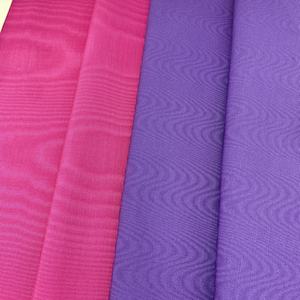 Eco-friendly poliestere 3D brillante goffratura per vestiti scarpe borse in legno grano nuvola Moire tessuto - Product Image 3