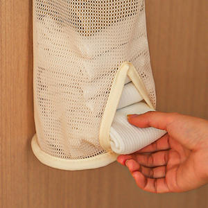 Sac de rangement en maille LZA pour chaussettes et sous-vêtements, organisateur mural respirant, portable, pour chambre à coucher, 2-3 compartiments - Product Image 3