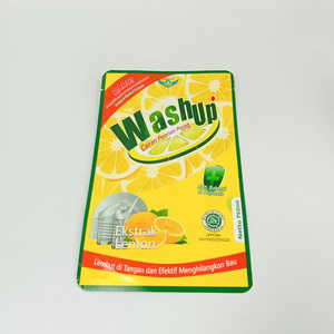 Bolsa de Plástico PE Blanca Resistente a Ácidos y Álcalis, con Cierre, Tipo Stand-up, Segura para Detergente Líquido Lavavajillas - Product Image 4