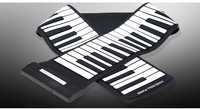 Teclado MIDI de 61 Teclas Suministrado por Fábrica China, Sin Sonido Externo, Software MIDI Incluido, Alimentación por USB, Piano Electrónico Enrollable