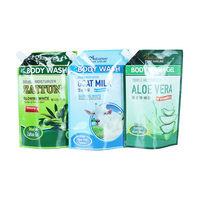 250g 500g 1L 2L 3L 5L Lait de brebis Gel douche Sac d'emballage Pochette à bec en plastique liquide
