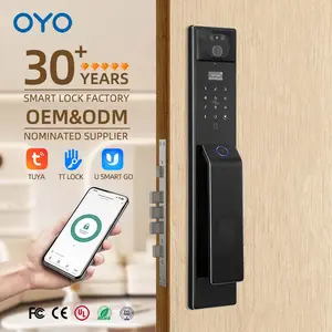 Oyo Kỹ Thuật Số Tuya Thông Minh Ổ Khóa Cửa Không Thấm Nước Không Dây Wifi An Ninh IP Mạng Đám Mây Lưu Trữ Dữ Liệu Keyless Mật Khẩu Vân Tay