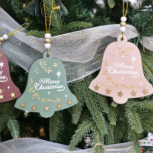 Pendentif cloche de Noël tendance, porte-clés pour sapin de Noël, vente en gros fabricant - Product Image 4