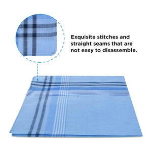 ผ้าเช็ดหน้าผู้ชายและผู้หญิงผ้าเช็ดหน้าผ้าฝ้าย100% ดีไซน์แบบกำหนดเองของขวัญสำหรับสุภาพบุรุษและสุภาพสตรี - Product Image 5