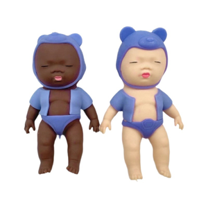 Nuevo Juguete de Descompresión Ugly Doll de Goma y Cuero Negro, de Compresión Lenta, Figura de Acción Lala Palm, Muñeco Negro Feo y Adorable - Product Image 4