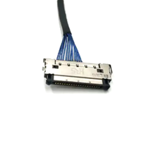 Connecteur micro-coaxial côté droit Lvds Fabricant d'assemblage de câbles