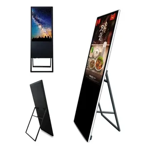 42 50 55 pulgadas soporte de suelo tótem cartel batería móvil pantalla Lcd pantalla Media Play reproductor de publicidad - Product Image 5