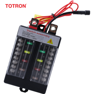 Bán buôn RGB Backlit 12V 24V 8 gang điều khiển từ xa bảng chuyển đổi cho xe ô tô xe tải offroad xe - Product Image 4