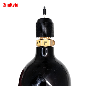 Adaptador de Carga para Recarga de CO2 para Taladro Neumático, Rosca G1/2, Aleación de Aluminio Negra, Modelo CQJT-TR21-4, Compatible con OEM - Product Image 1