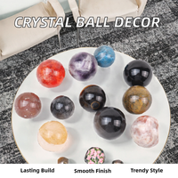 Boules de cristal naturelles sculptées de forme irrégulière, prix d'usine Kindfull, cadeau d'affaires Feng Shui, tendance mode pour la maison