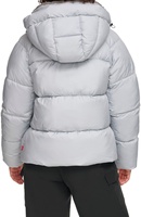 Manteau d'hiver tricoté épais à la mode pour femmes avec capuche veste de canard de loisirs imperméable personnalisable et manteaux en duvet de chapeau