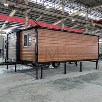 Maison conteneur préfabriquée en acier extensible JJM, design moderne, pour bureau, hôtel, utilisation portable, remorque de voyage pour ferme
