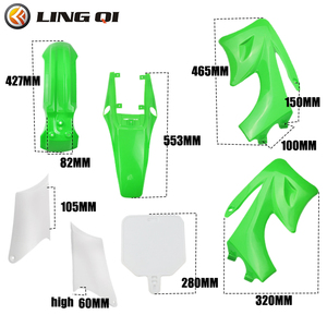 Garde-boue arrière LINGQI pour moto tout-terrain, compatible avec les motos chinoises 50cc 110cc Orion Apollo 125 250 - Product Image 3