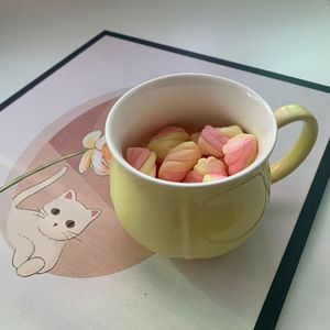 New Design Professional Tea Infuser Eco-friendly Stoneware <b>Ceramic</b> <b>Mug</b> Custom Color Pink Dishwasher & Microwave Safe Reusable - Product Image 2