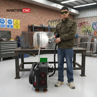Machine de nettoyage au laser pulsé 500W avec tête de nettoyage pour écrans tactiles et moules en aluminium