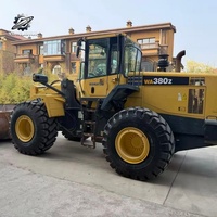 Chargeuse sur pneus Komatsu 380 d'occasion très demandée, bien entretenue, pièces d'origine, chargeuse frontale Komatsu 380 d'occasion