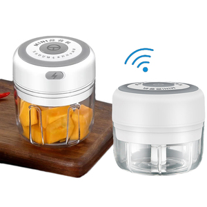 Picadora de Carne, Cebolla, Ajo, Verduras y Chile USB de 250/100 ml, Picadora Portátil Recargable, Mini Prensa de Ajo - Product Image 1