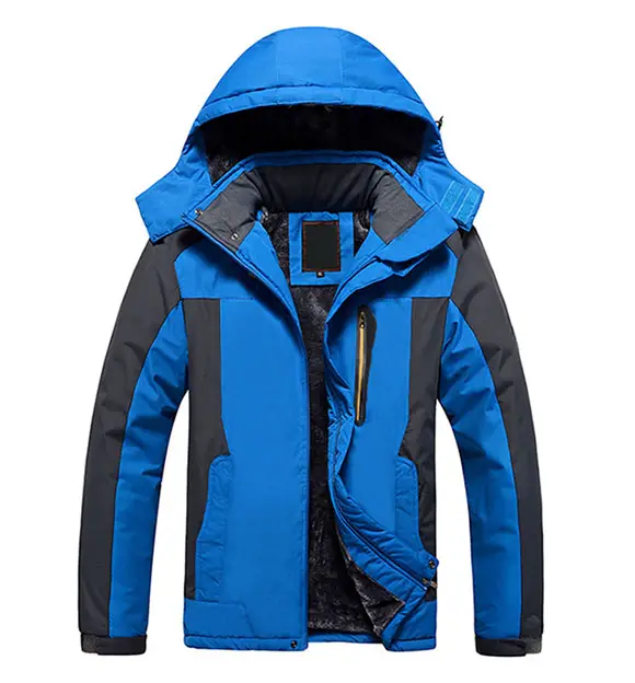 High Quality Red White Blue Ski Jacket Waterproof Windproof Winter Sport Jacket Outdoor Interchange Jacket