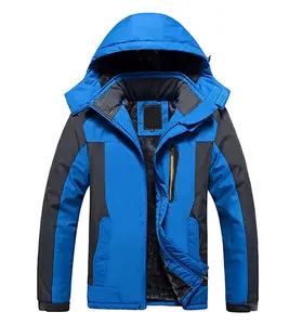 高品质红色白色蓝色滑雪夹克防水防风冬季运动夹克户外交换夹克