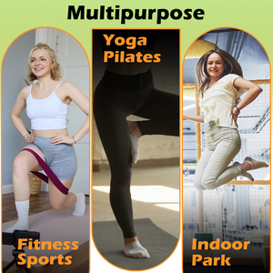 Miễn Phí Mẫu Thấp Moq Biểu Tượng Tùy Chỉnh Cao Cấp Cotton Chống Trượt Grip Pilates Vớ Phi Hành Đoàn Phụ Nữ Trong Nhà Silicone Không Trượt Vớ Yoga - Product Image 3