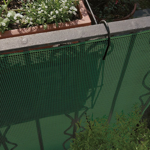 Green <b>Plastic</b> Balcony Netting 1x5m Fine <b>Mesh</b> Protective Fence for Railings Gates - Product Image 3