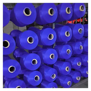 Benang Polyester 100% Tekstur Baru <span class=keywords><strong>Dty</strong></span> 150d/48d untuk Produksi Kaos Kaki - Product Image 3