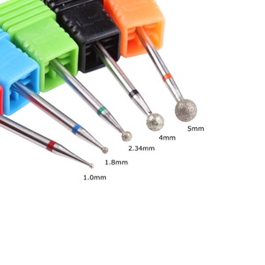 Vente chaude 5 pièces forets à ongles rotule 3/32 diamant cuticule peu pour lime à ongles électrique Machine - Product Image 2