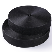 Bandes auto-agrippantes en nylon double face personnalisées, écologiques, imperméables, ignifuges, noires, amovibles, pour la fixation de vêtements