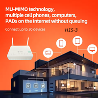 Router Menggunakan H1S-3 WIFI 2.4g Wireless GPON ONU Jaringan Ip Onu Fiber ONU Xpon